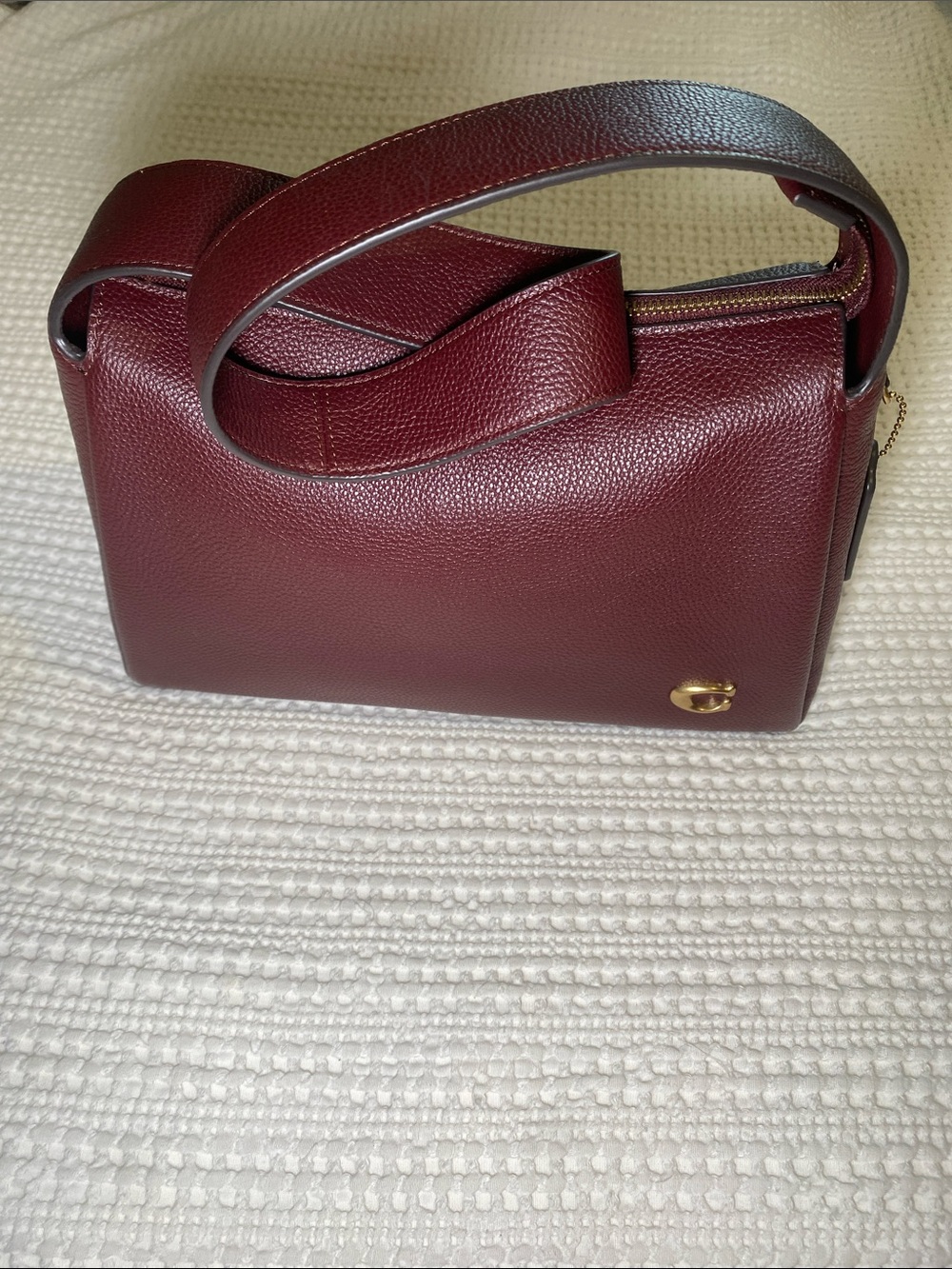 Coach Lola Shoulder Bag in Merlot 🍷✨